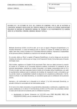 Descargar el acuerdo - Junta de Andalucía
