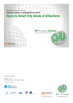 Hacia la Smart City desde el Urbanismo - Arnaiz &amp