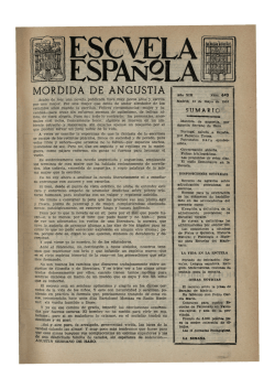 Escuela española - Año XIII, núm. 640, 13 de mayo de 1953