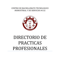Directorio de empresas - Cbtis 132