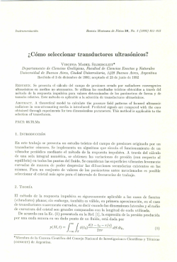 ¿Cómo seleccionar transductores ultrasónicos? - Revista Mexicana