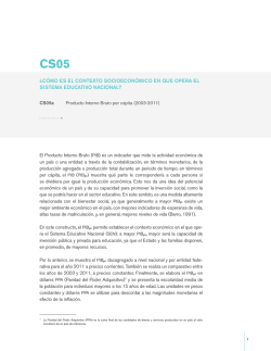 CS05a - Instituto Nacional para la Evaluación de la Educación
