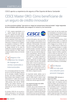CESCE Master ORO: Cómo beneficiarse de un seguro de crédito