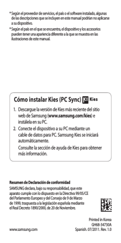 Cómo instalar Kies (PC Sync) - Movistar