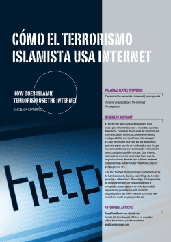 CÓMO EL TERRORIsMO IsLAMIsTA UsA INTERNET - Dialnet