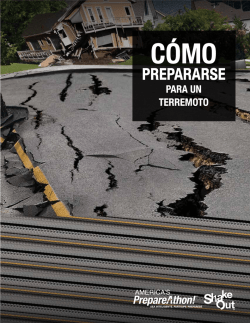 Cómo prepararse para un terremoto