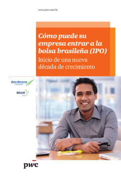 Cómo puede su empresa entrar a la bolsa brasileña (IPO) - PwC