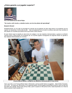 ¿Cómo ganarle a un jugador superior? - academia de ajedrez julio