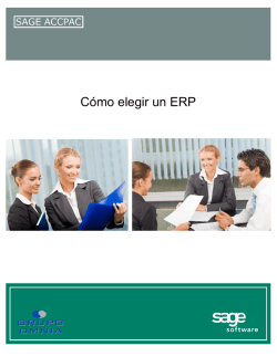 Cómo elegir un ERP - Grupo OMNIA