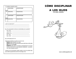 Cómo Disciplinar a Los Hijos - LosNavegantes.net