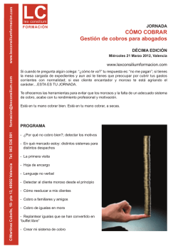 Brochure - Cómo Cobrar 5 - Ilustre Colegio de Abogados de Valencia