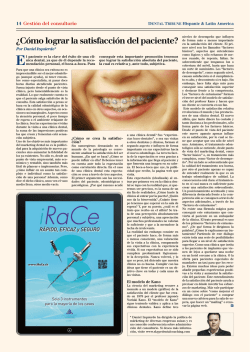 ¿Cómo lograr la satisfacción del paciente? - Dental Tribunes
