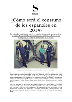 ¿Cómo será el consumo de los españoles en 2014? - Acotex