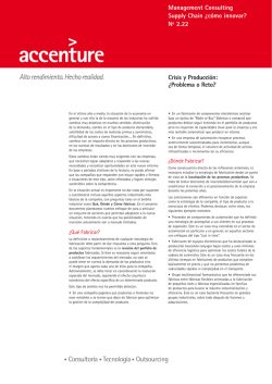 Management Consulting Supply Chain ¿cómo innovar - Accenture