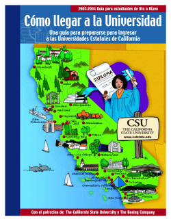 Cómo llegar a la Universidad - California State University