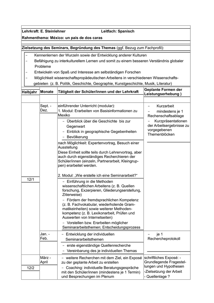 W Seminar Spanisch Pdf 131 78 Kb Lsh Marquartstein