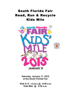 South Florida Fair Read, Run & Recycle Kids Mile - TrustedPartner