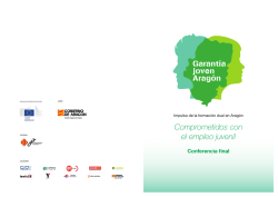 Descargar programa_jornada_gj.pdf - Garantía Joven Aragón