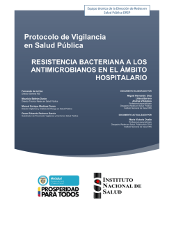 Protocolo de Vigilancia en Salud Pública - Instituto Nacional de Salud