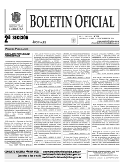 Boletín Oficial de Córdoba - 29 de Diciembre 2014 - 2 Sección