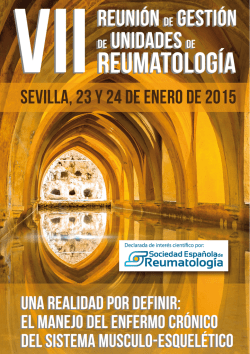 aquí - Sociedad Española de Reumatología