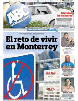 Descargar la versión impresa - Periódico ABC de Monterrey