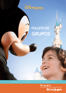 Disney Grupos PDF - Viajes el Corte Ingles