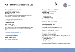 Programa de la 22a Temporada Musical (pdf)