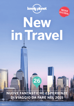 New in Travel 2015