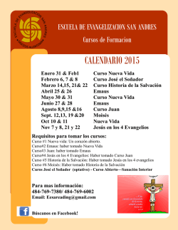 CALENDARIO 2015 - Diocese of Allentown