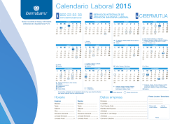 Calendario Laboral 2015 (Pdf 164Kb)