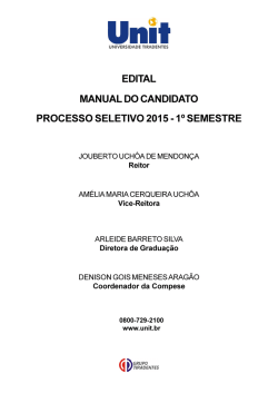 Edital e Manual 2015