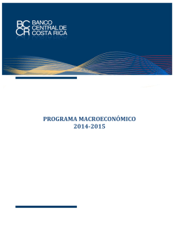 Programa Macroeconómico 2014-2015