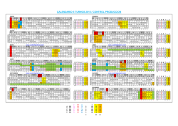 calendario 5 turnos 2015 / control produccion