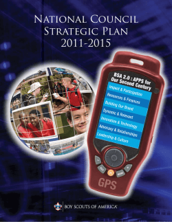 National Council Strategic Plan 2011-2015