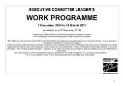 Executive, 1 December 2014 - 1 April 2015 Plan Document 01/12