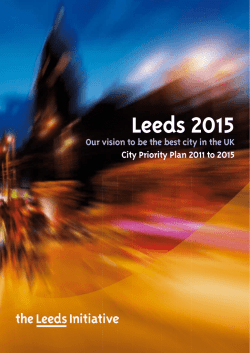 City Priority Plan - Leeds City Council
