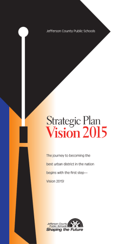 Vision 2015 - Jefferson County Public Schools