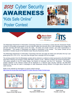 K-12 Poster Contest - Mississippi Department of Information