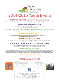 2014-2015 Youth Event Poster.pub