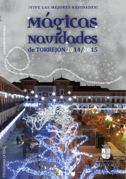 Mágicas navidades 2014 - 2015 - Ayuntamiento de Torrejón de Ardoz