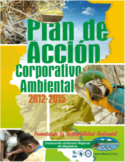 Documento Plan de Accion Corporativo Ambiental - PACA 2012-2015