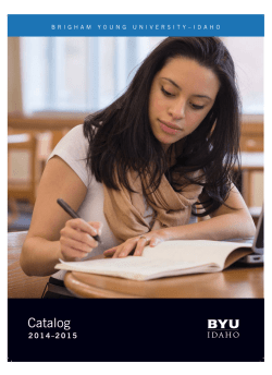 Catalog - Brigham Young University