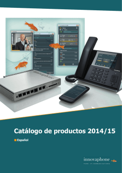 Catálogo de productos 2014/2015