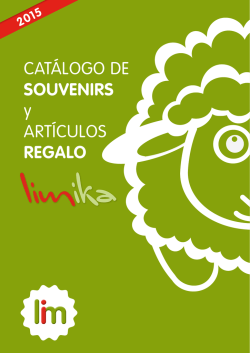 Catálogo souvenirs limika 2015