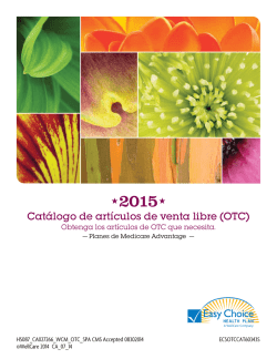 2015 Catalogo de articulos de venta libre (OTC)