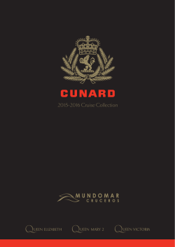 Catálogo Cunard