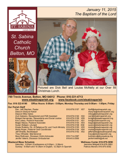 Current (PDF) - Saint Sabina Parish