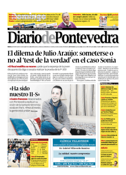 Domingo - Diario de Pontevedra