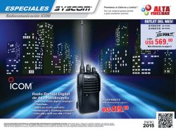 Radios ICOM - Syscom